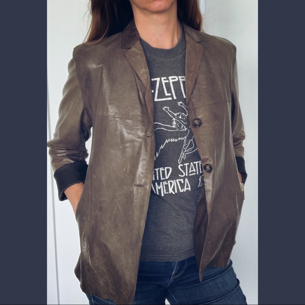 Banana Republic Leather Jacket / Blazer